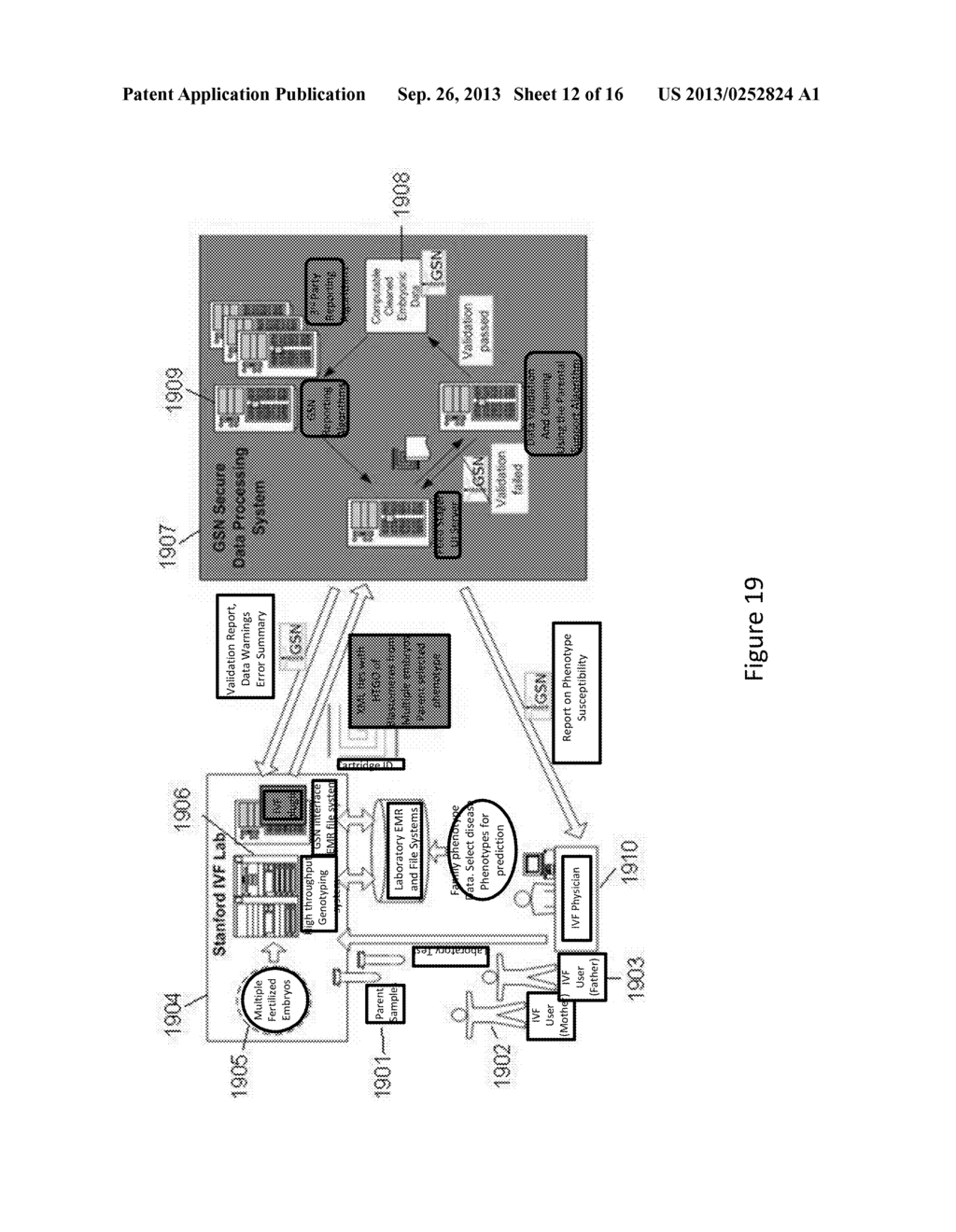 SYSTEM AND METHOD FOR CLEANING NOISY GENETIC DATA FROM TARGET INDIVIDUALS     USING GENETIC DATA FROM GENETICALLY RELATED INDIVIDUALS - diagram, schematic, and image 13