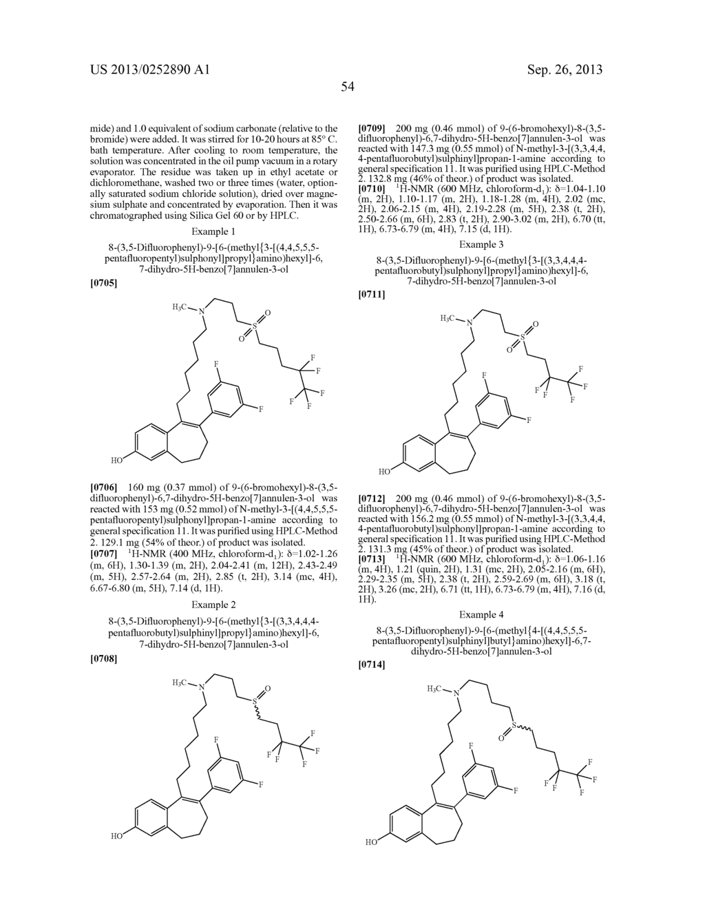 6,7-DIHYDRO-5H-BENZO[7]ANNULENE DERIVATIVES, PROCESS FOR PREPARATION     THEREOF, PHARMACEUTICAL PREPARATIONS COMPRISING THEM, AND THE USE THEREOF     FOR PRODUCTION OF MEDICAMENTS - diagram, schematic, and image 62