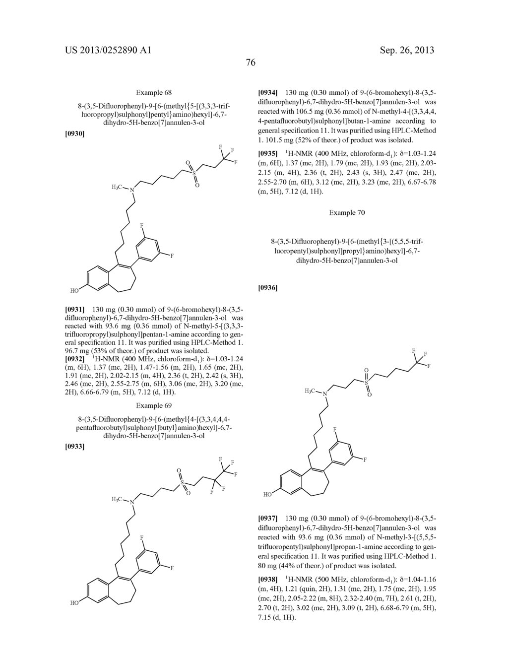 6,7-DIHYDRO-5H-BENZO[7]ANNULENE DERIVATIVES, PROCESS FOR PREPARATION     THEREOF, PHARMACEUTICAL PREPARATIONS COMPRISING THEM, AND THE USE THEREOF     FOR PRODUCTION OF MEDICAMENTS - diagram, schematic, and image 84