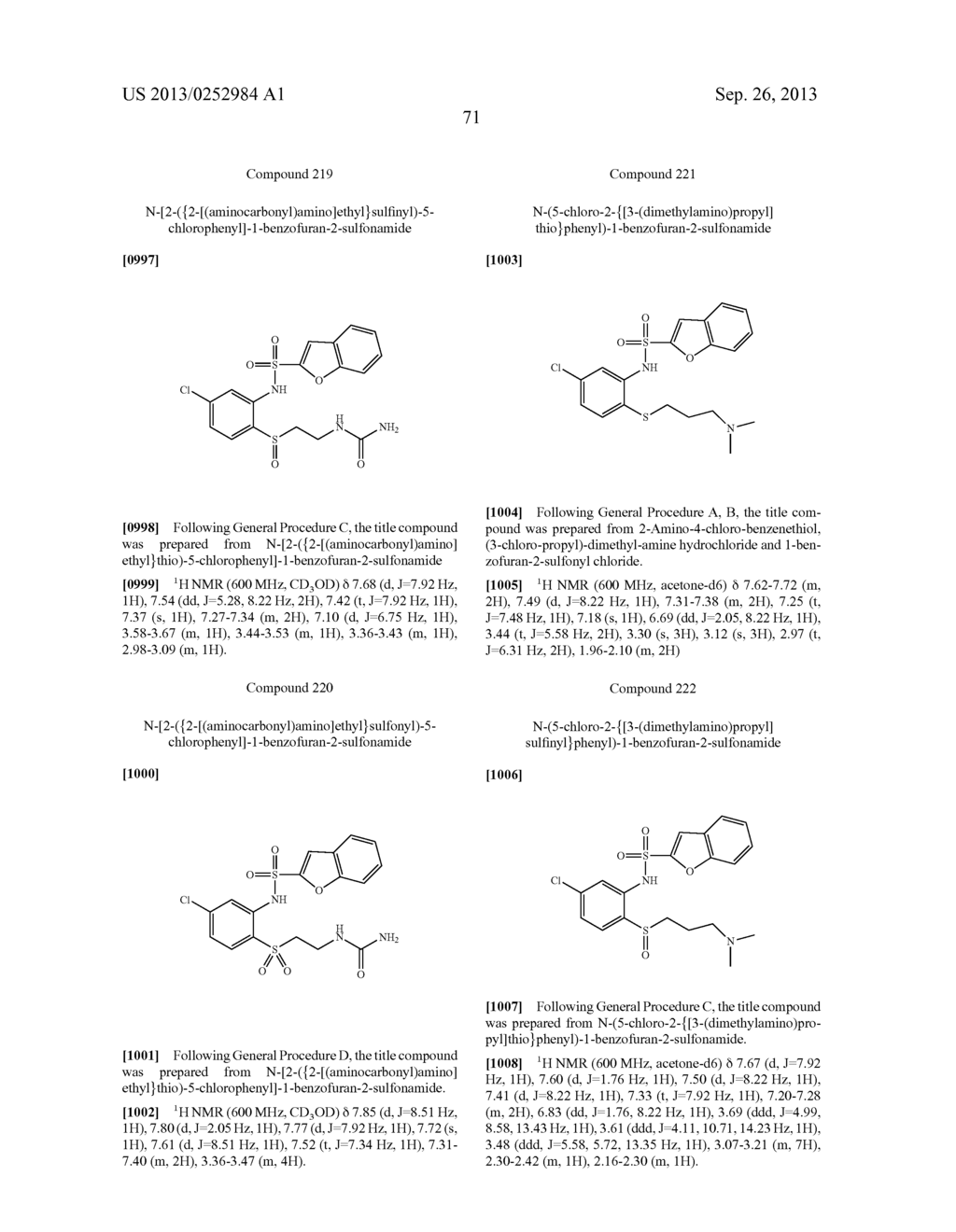 SULFUR DERIVATIVES AS CHEMOKINE RECEPTOR MODULATORS - diagram, schematic, and image 72