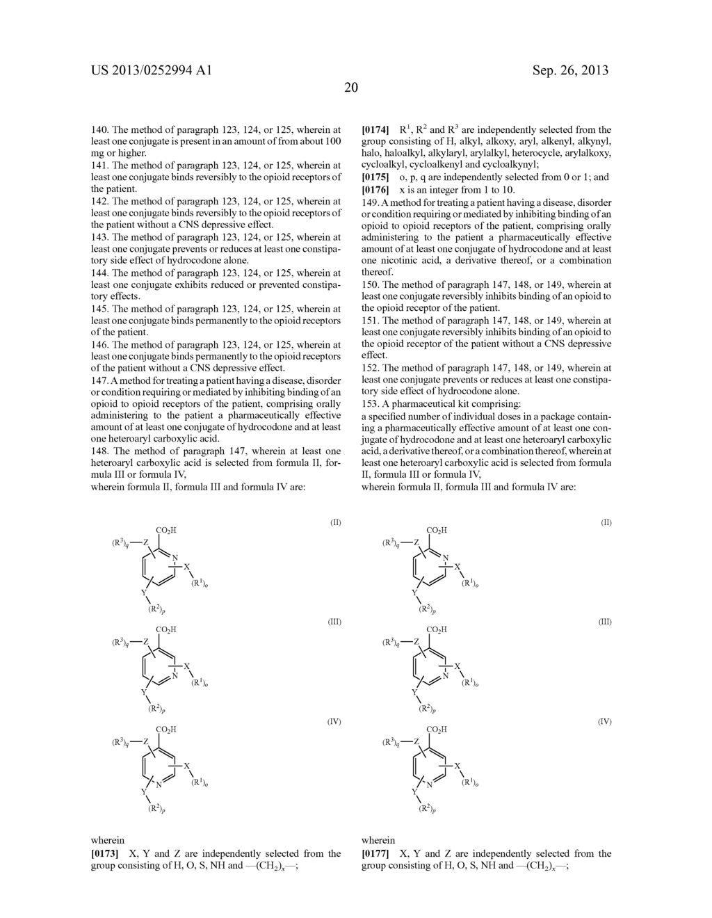 Benzoic Acid, Benzoic Acid Derivatives and Heteroaryl Carboxylic Acid     Conjugates of Hydrocodone, Prodrugs, Methods of Making and Use Thereof - diagram, schematic, and image 36