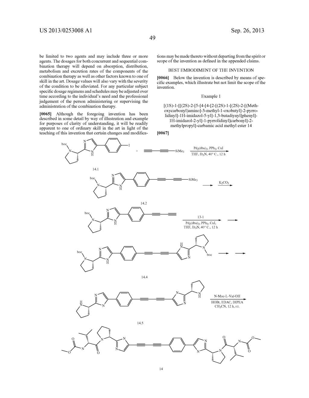 SUBSTITUTED AZOLES, ANTIVIRAL ACTIVE COMPONENT, PHARMACEUTICAL     COMPOSITION, METHOD FOR PREPARATION  AND USE THEREOF - diagram, schematic, and image 50