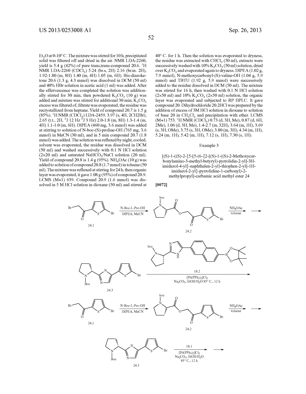 SUBSTITUTED AZOLES, ANTIVIRAL ACTIVE COMPONENT, PHARMACEUTICAL     COMPOSITION, METHOD FOR PREPARATION  AND USE THEREOF - diagram, schematic, and image 53