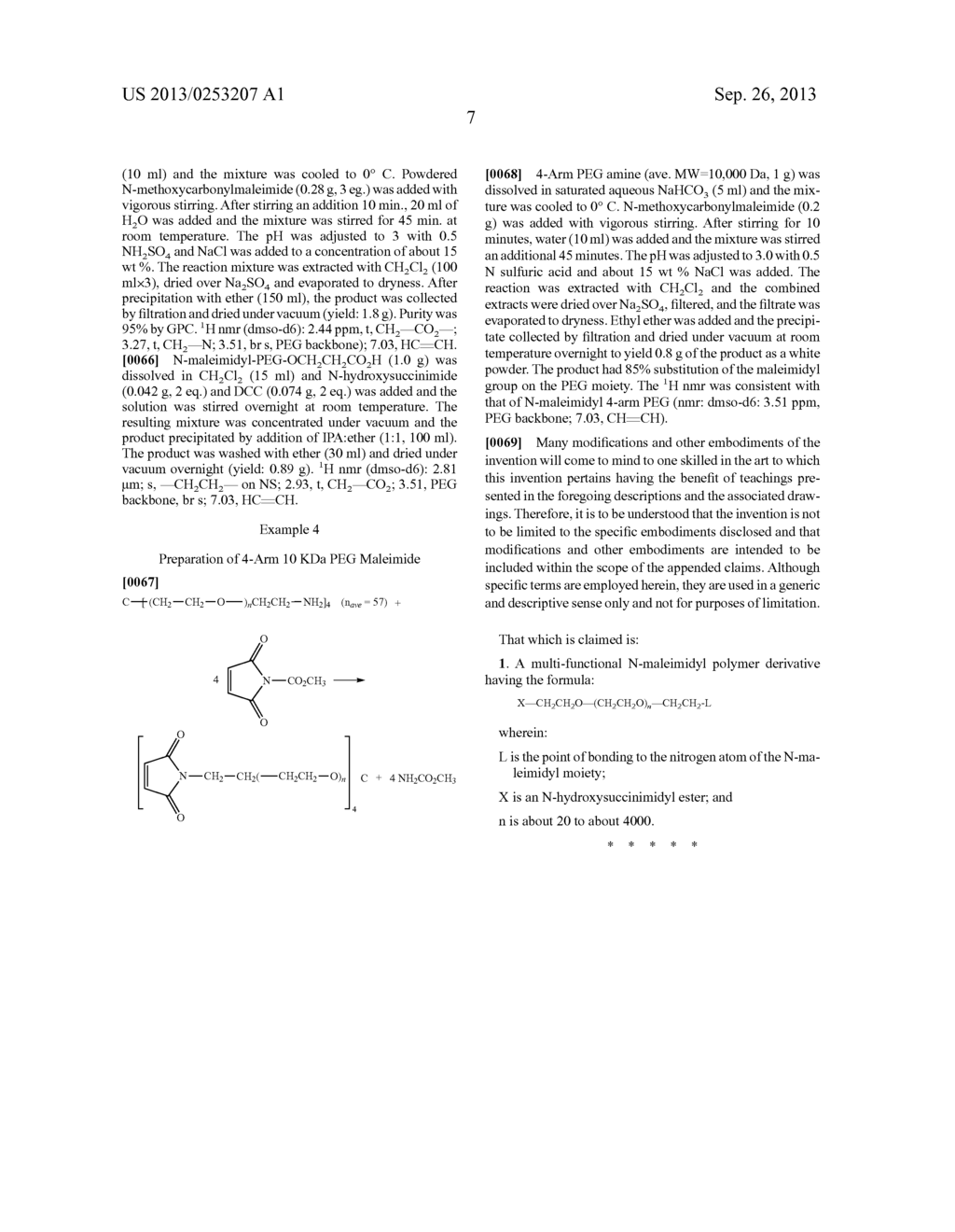 N-MALEIMIDYL POLYMER DERIVATIVES - diagram, schematic, and image 08