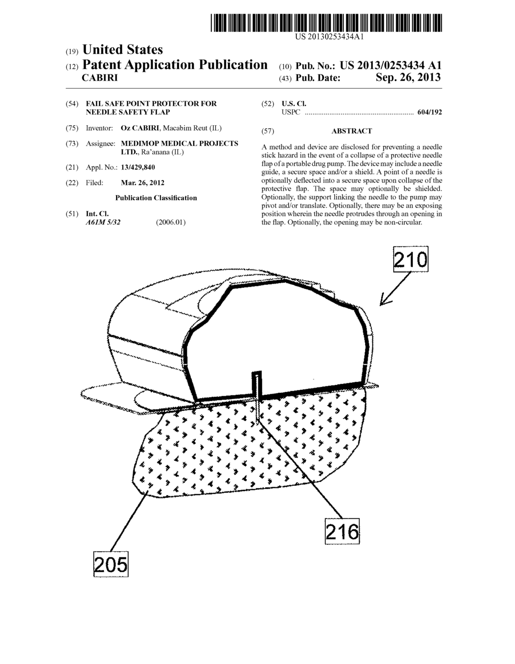 FAIL SAFE POINT PROTECTOR FOR NEEDLE SAFETY FLAP - diagram, schematic, and image 01