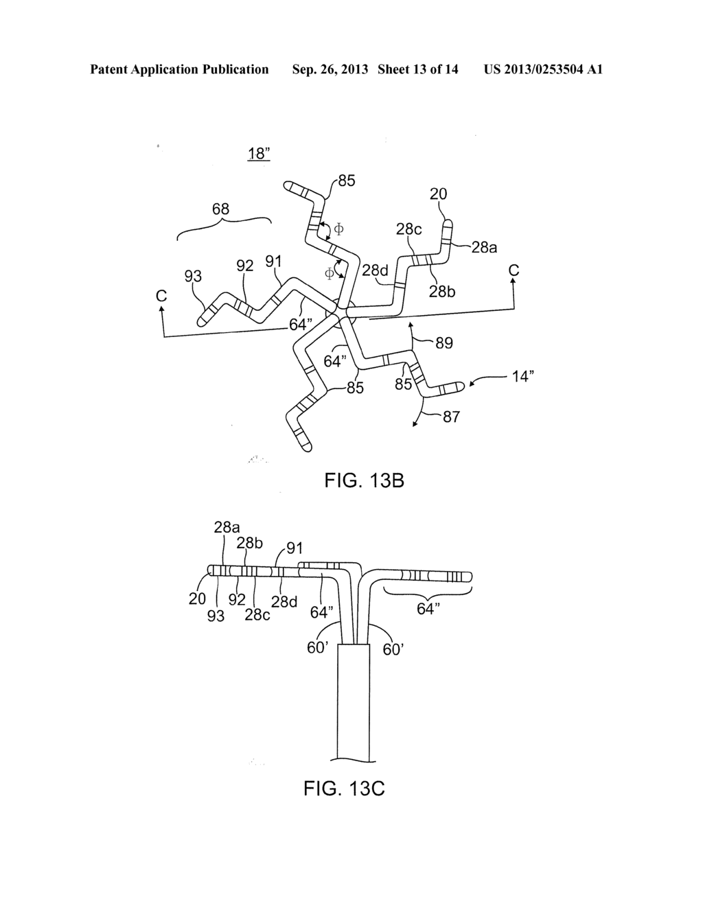 FLOWER CATHETER FOR MAPPING AND ABLATING VEINOUS AND OTHER TUBULAR     LOCATIONS - diagram, schematic, and image 14