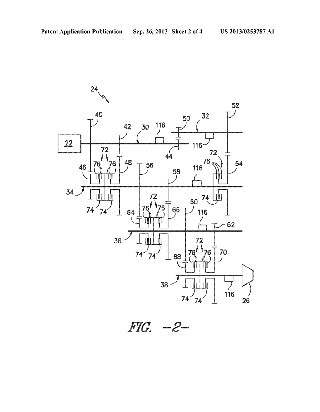 SYSTEM AND METHOD FOR CONTROLLING THE PRESSURE OF HYDRAULIC FLUID SUPPLIED     WITHIN A WORK VEHICLE TRANSMISSION - diagram, schematic, and image 03