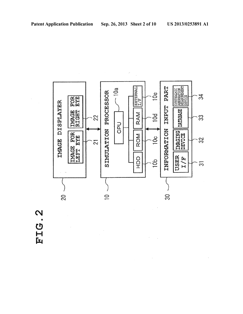 SIMULATION DEVICE, SIMULATION PROGRAM AND BINOCULAR VISION EXPERIENCING     METHOD - diagram, schematic, and image 03