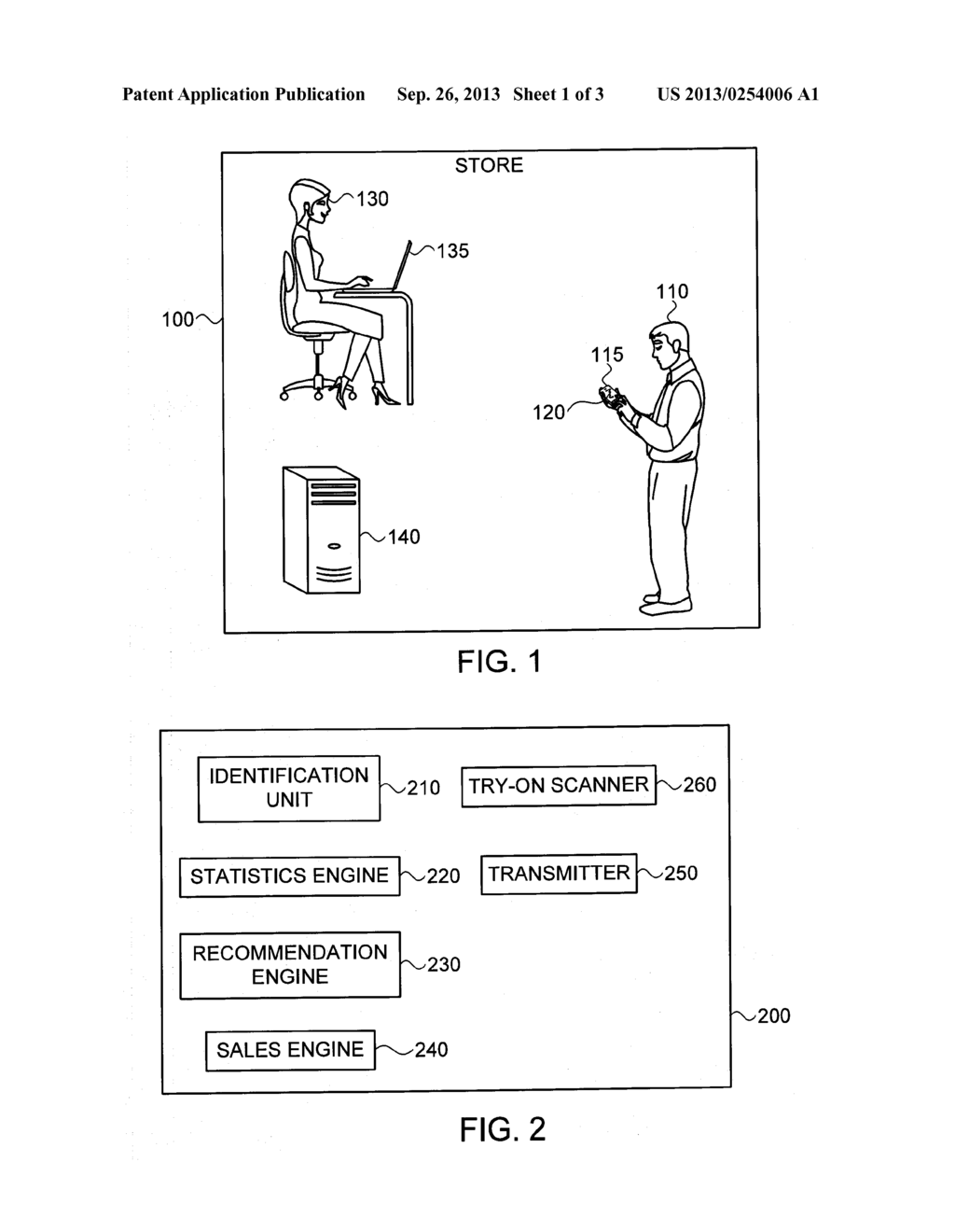 APPARATUS AND METHOD FOR TRANSFERRING COMMERCIAL DATA AT A STORE - diagram, schematic, and image 02