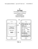 SYSTEMS AND METHODS FOR ACCESSING TRAVEL SERVICES USING A PORTABLE     ELECTRONIC DEVICE diagram and image