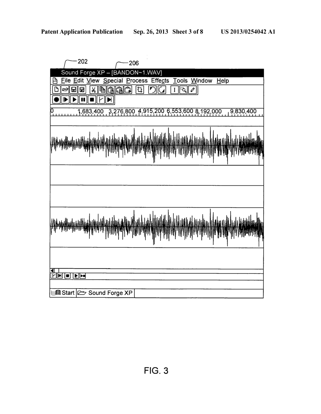 METHOD AND APPARATUS FOR EMBEDDING ADVERTISEMENTS IN AUDIO FILES FOR     INTERNET AND NETWORK DISTRIBUTION - diagram, schematic, and image 04