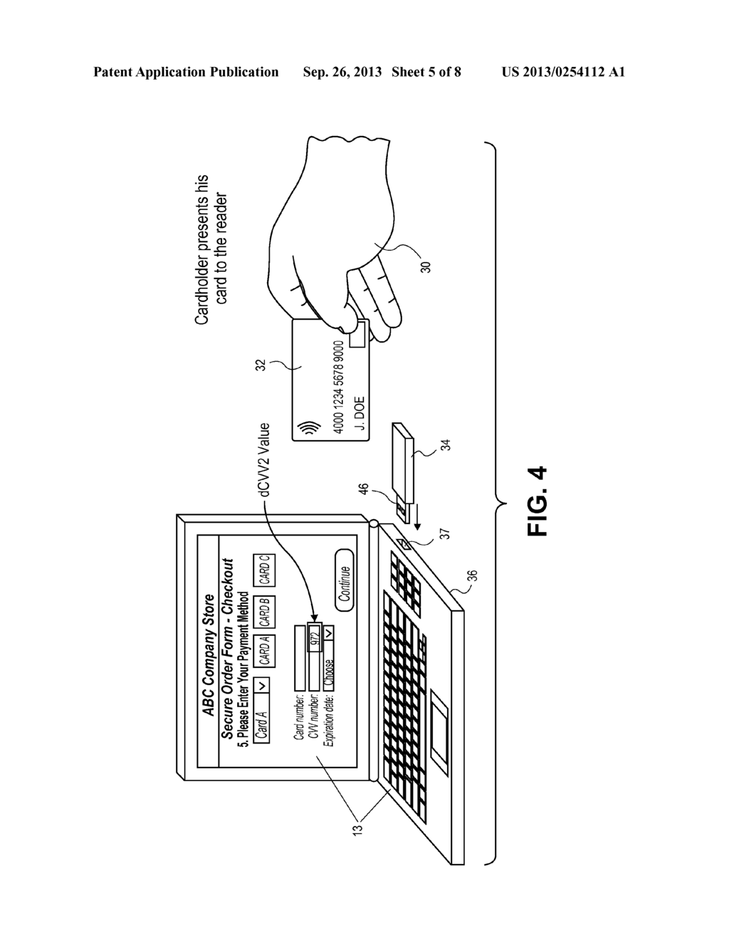 System and Method Including Chip-Based Device Processing For Transaction - diagram, schematic, and image 06