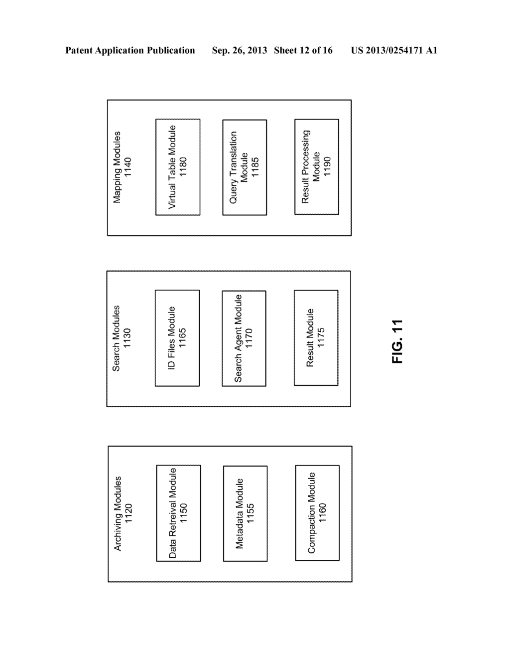 QUERY-BASED SEARCHING USING A VIRTUAL TABLE - diagram, schematic, and image 13