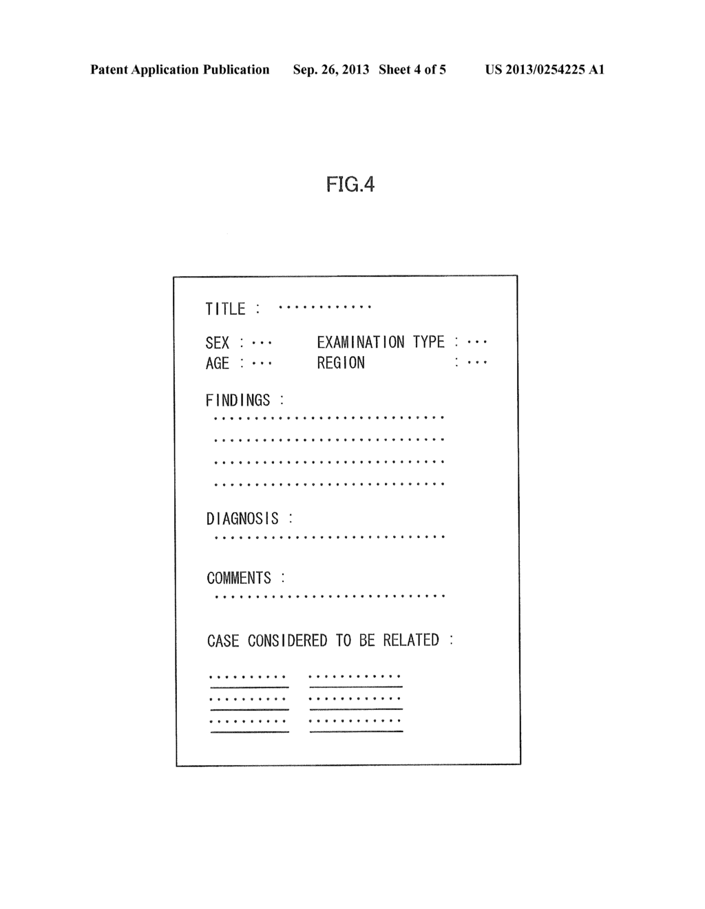 DEVICE, METHOD, AND NON-TRANSITORY COMPUTER-READABLE MEDIUM FOR MEDICAL     INFORMATION SEARCH - diagram, schematic, and image 05