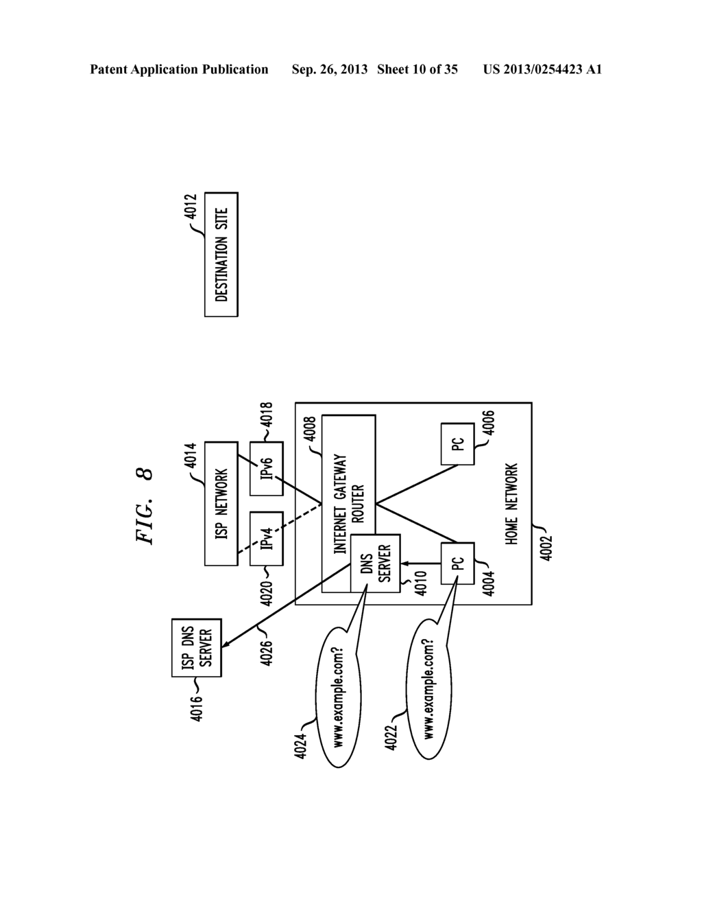 USE OF DNS INFORMATION AS TRIGGER FOR DYNAMIC IPV4 ADDRESS ALLOCATION - diagram, schematic, and image 11