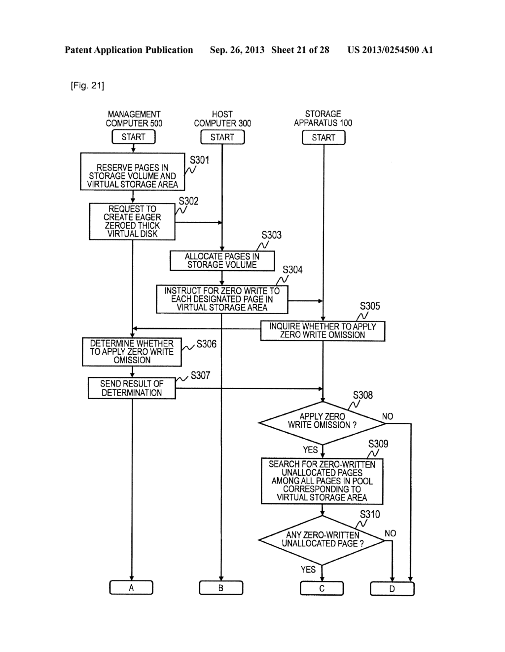 STORAGE APPARATUS, COMPUTER SYSTEM, AND CONTROL METHOD FOR STORAGE     APPARATUS - diagram, schematic, and image 22