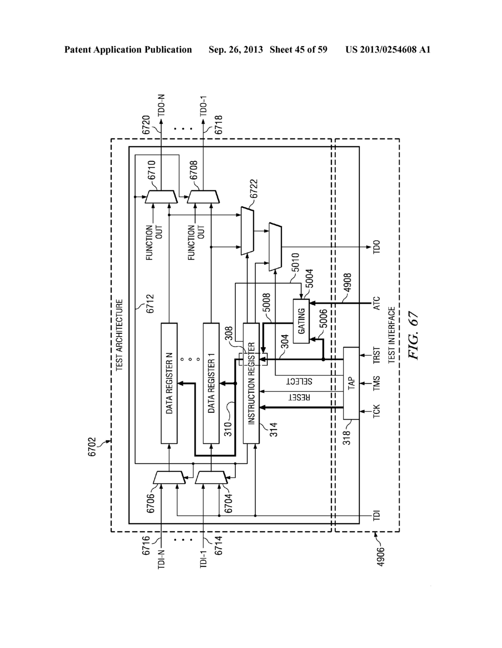 IEEE 1149.1 AND P1500 TEST INTERFACES COMBINED CIRCUITS AND PROCESSES - diagram, schematic, and image 46