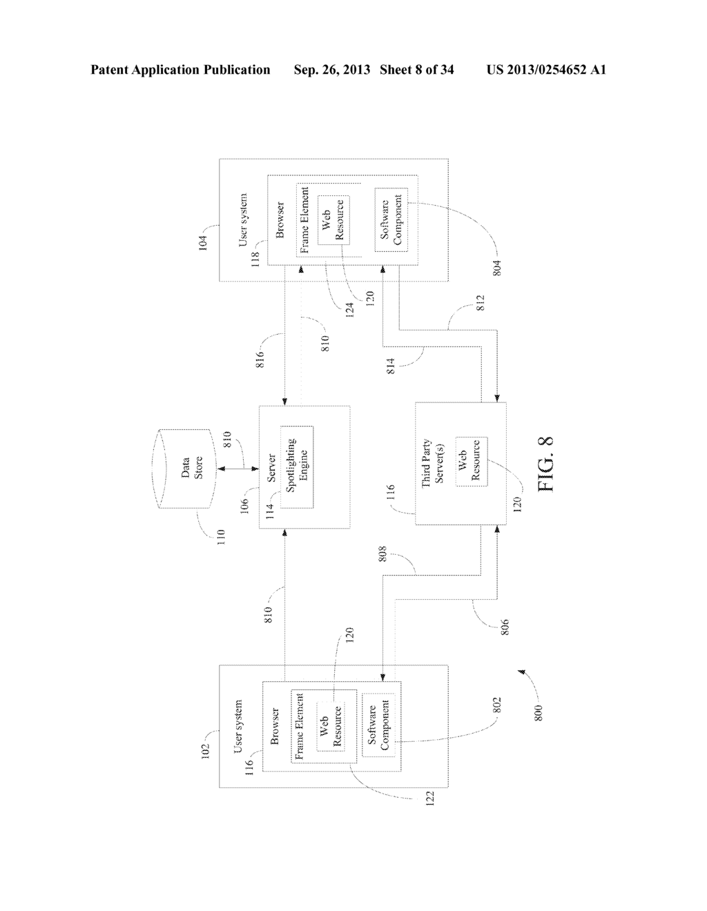 PROVIDING FOCUS TO PORTION(S) OF CONTENT OF A WEB RESOURCE - diagram, schematic, and image 09