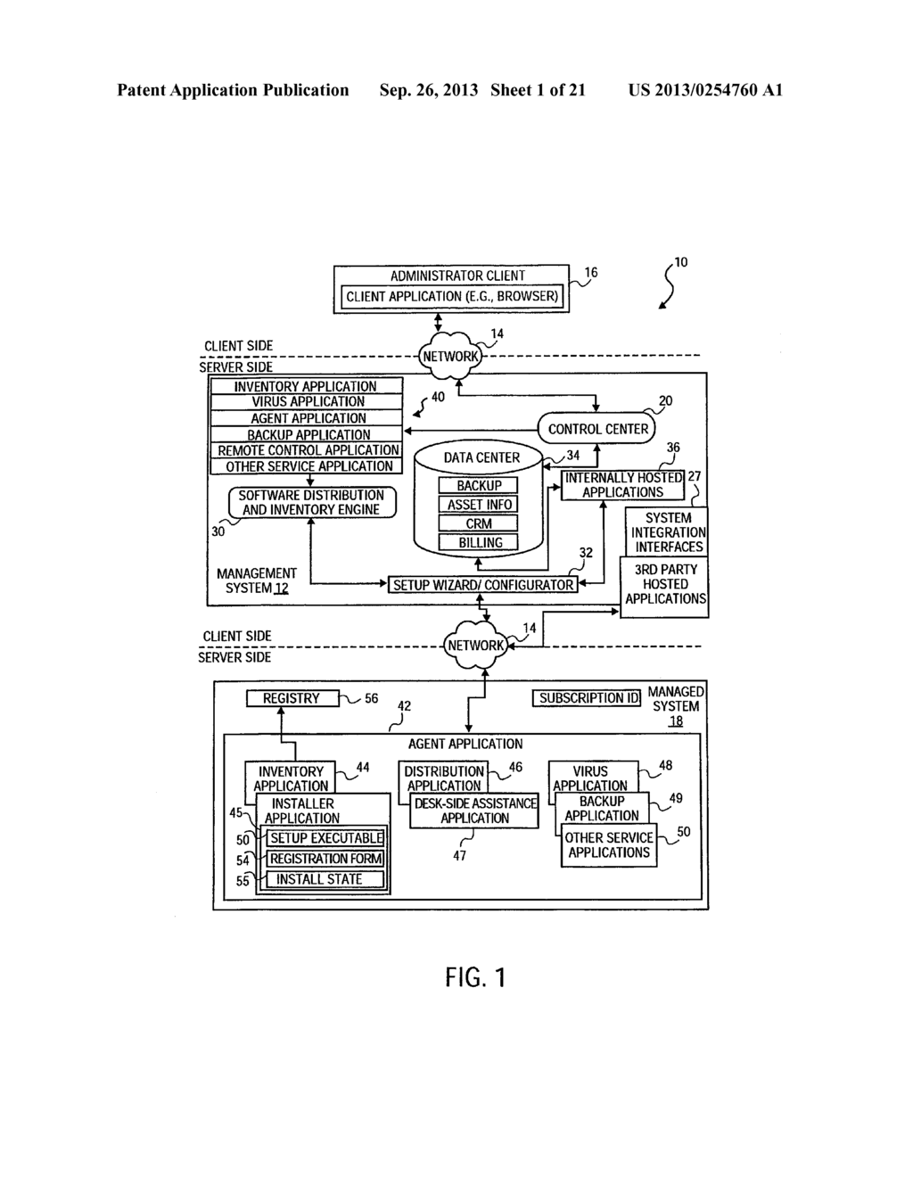 Method And System To Manage Services For Multiple Managed Computer Systems - diagram, schematic, and image 02