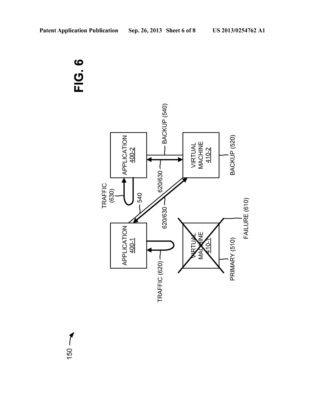 PROVIDING REDUNDANT VIRTUAL MACHINES IN A CLOUD COMPUTING ENVIRONMENT - diagram, schematic, and image 07