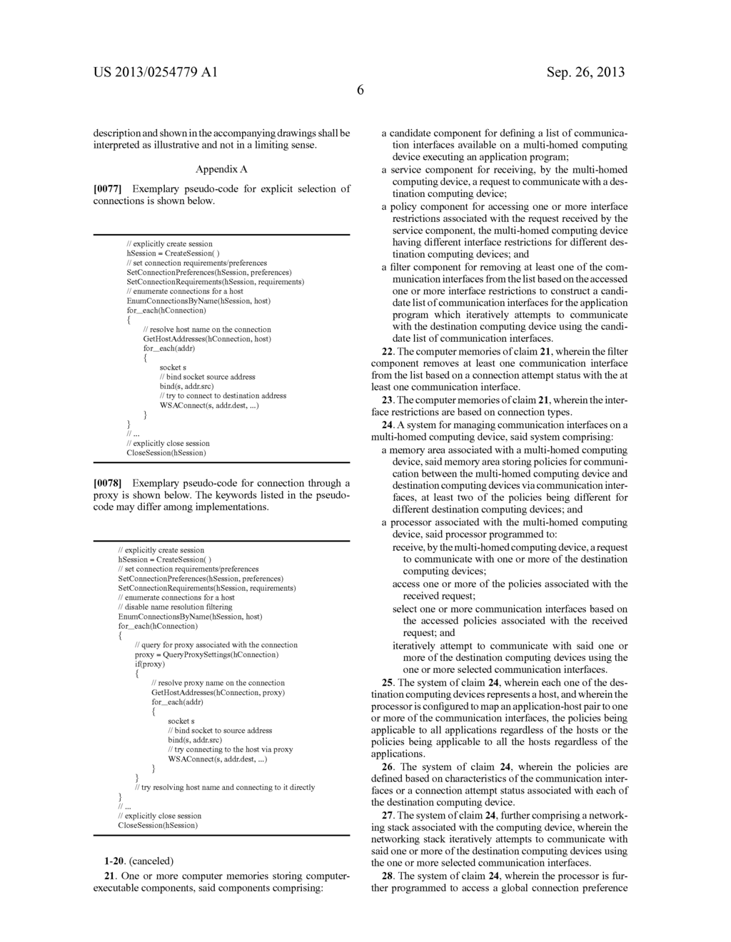 COMMUNICATION INTERFACE SELECTION ON MULTI-HOMED DEVICES - diagram, schematic, and image 18