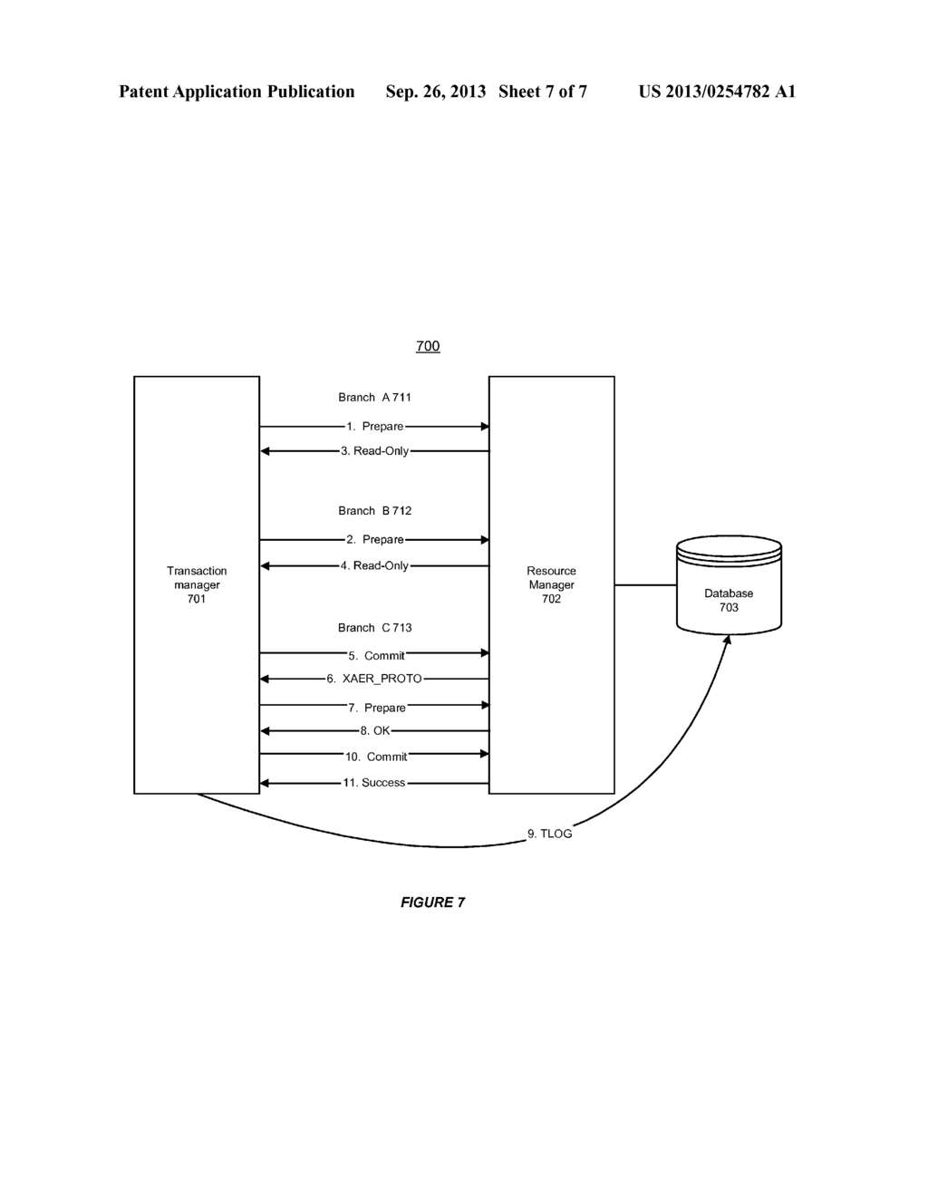 SYSTEM AND METHOD FOR SUPPORTING READ-ONLY OPTIMIZATION IN A TRANSACTIONAL     MIDDLEWARE ENVIRONMENT - diagram, schematic, and image 08
