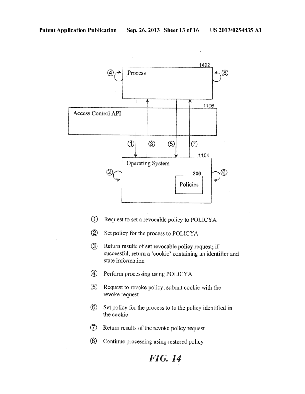 ACCESS AUTHORIZATION HAVING EMBEDDED POLICIES - diagram, schematic, and image 14