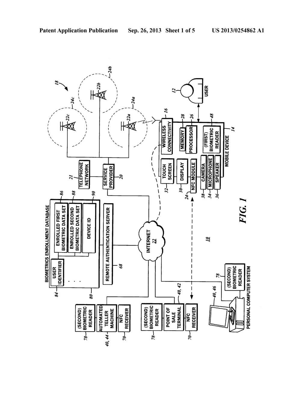 MOBILE DEVICE-BASED AUTHENTICATION - diagram, schematic, and image 02