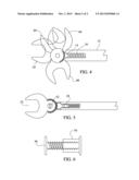 Wrench with Pivotable Ratcheting Open End Wrench Head diagram and image