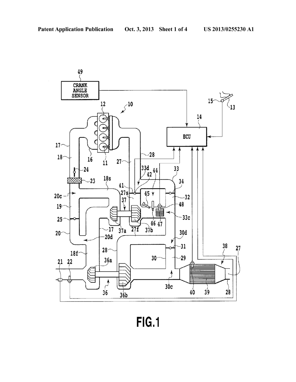 EXHAUST HEATING DEVICE FOR INTERNAL COMBUSTION ENGINE AND CONTROL METHOD     THEREFOR - diagram, schematic, and image 02