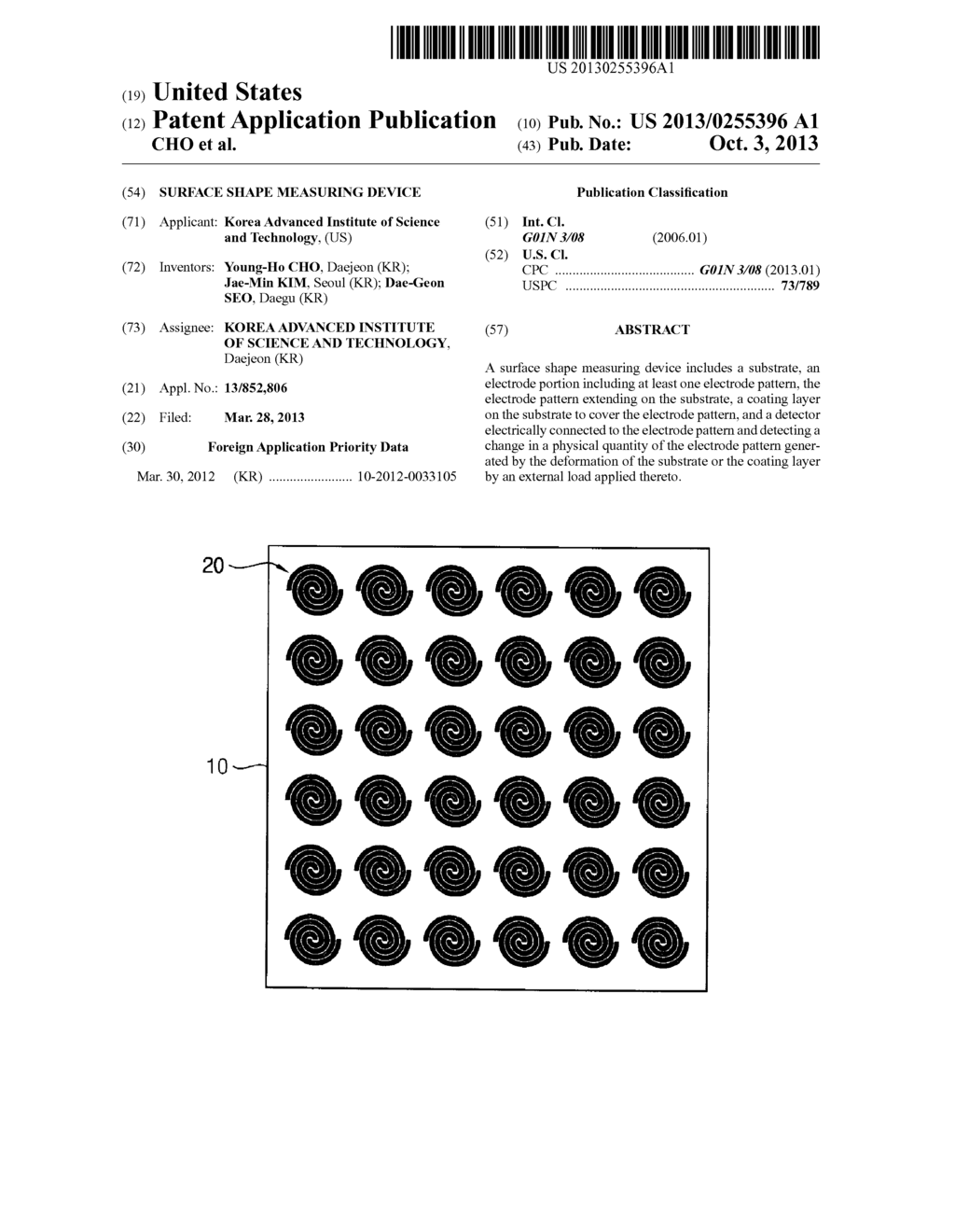 SURFACE SHAPE MEASURING DEVICE - diagram, schematic, and image 01