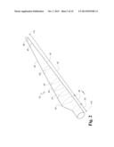 WIND TURBINE BLADE WITH OPTICAL SENSOR SYSTEM diagram and image