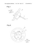 VIBRATION SUPPRESSION STRUCTURE FOR STEERING WHEEL diagram and image