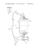 VIBRATION SUPPRESSION STRUCTURE FOR STEERING WHEEL diagram and image