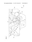 ENGINE WITH VARIABLE FLOW RATE OIL PUMP diagram and image