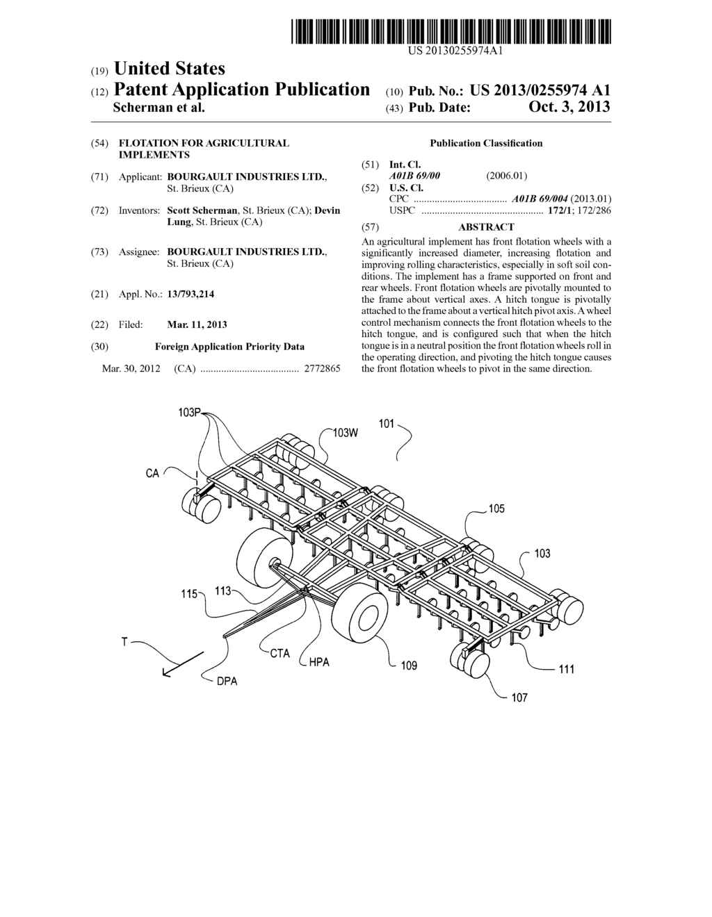 Flotation for Agricultural Implements - diagram, schematic, and image 01