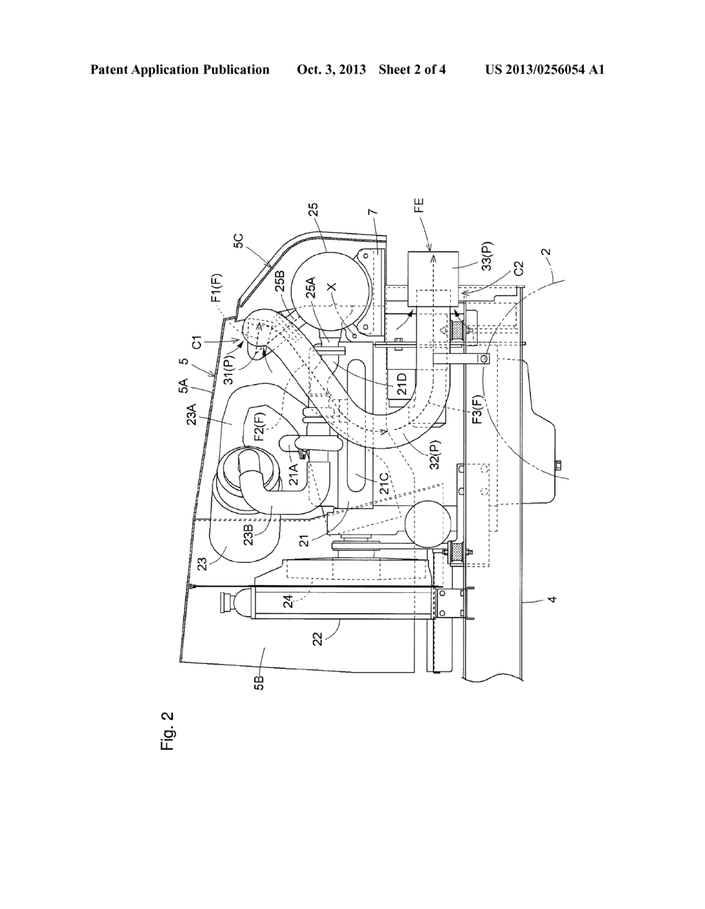 WORK VEHICLE WITH DIESEL PARTICULATE FILTER - diagram, schematic, and image 03