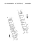 Apparatus for Separating Magnetic Particles from Liquids Containing said     Particles, and an Array of Vessels Suitable for use with such an     Apparatus diagram and image