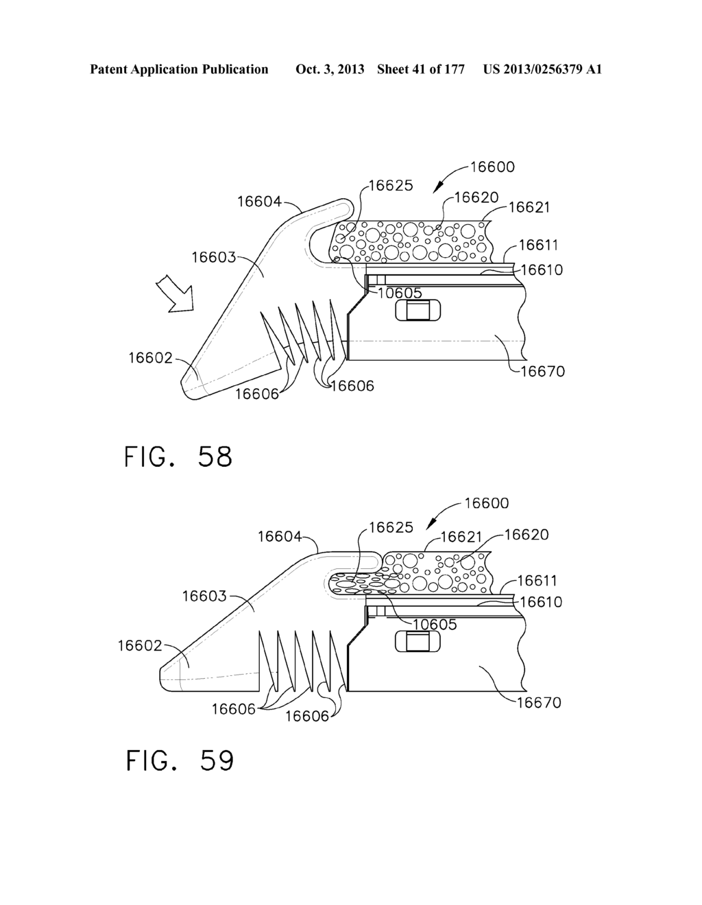 SURGICAL STAPLING CARTRIDGE WITH LAYER RETENTION FEATURES - diagram, schematic, and image 42