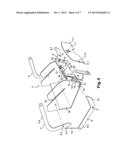 APPLIANCE FOR DISTRIBUTING A PRECUT WIPING MATERIAL THAT IS ROLLED UP OR     FOLDED IN A Z SHAPE diagram and image