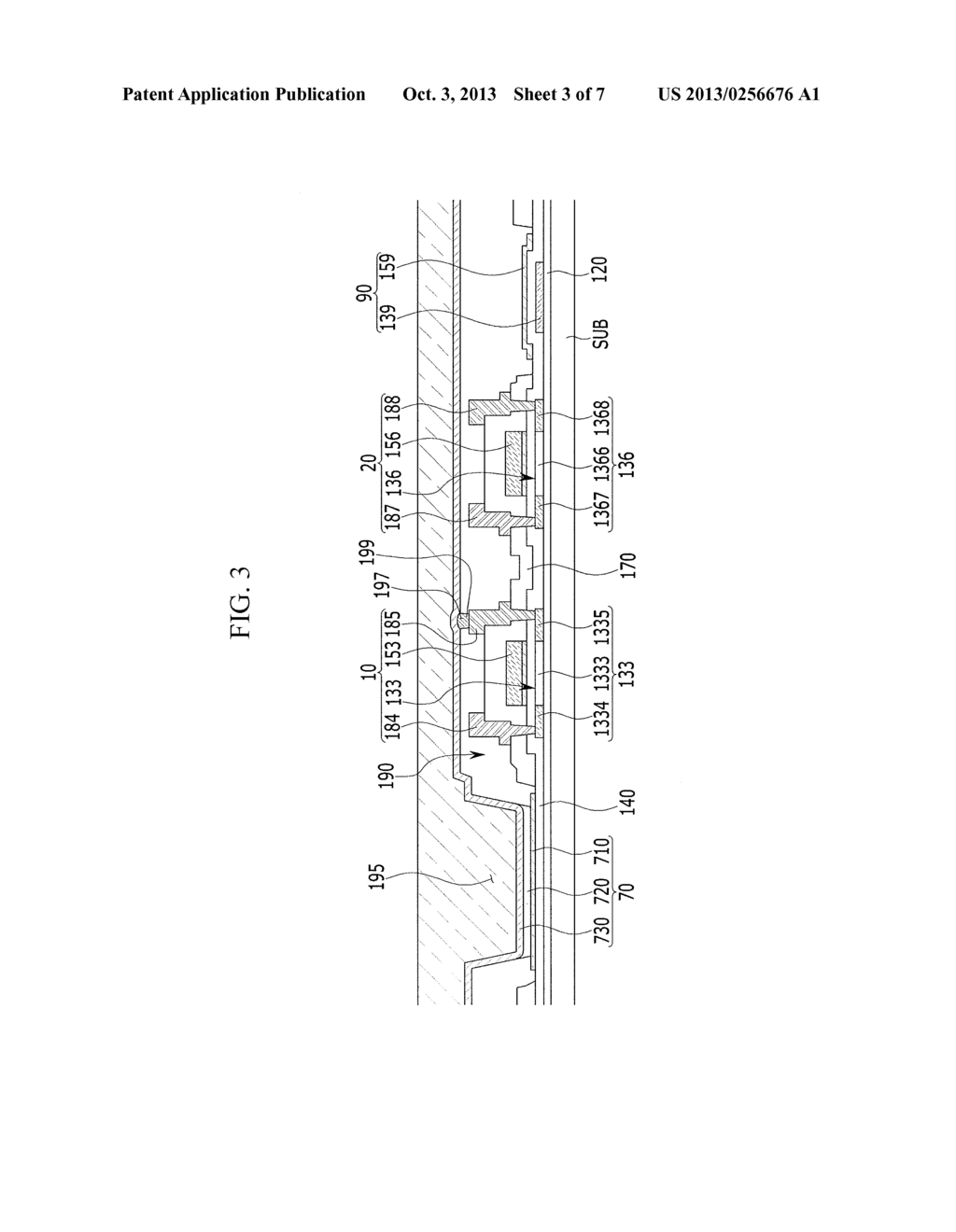 ORGANIC LIGHT EMITTING DIODE DISPLAY AND METHOD FOR REPAIRING ORGANIC     LIGHT EMITTING DIODE DISPLAY - diagram, schematic, and image 04