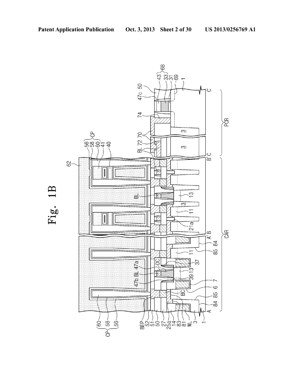 SEMICONDUCTOR DEVICE AND METHOD OF FABRICATING THE SAME - diagram, schematic, and image 03