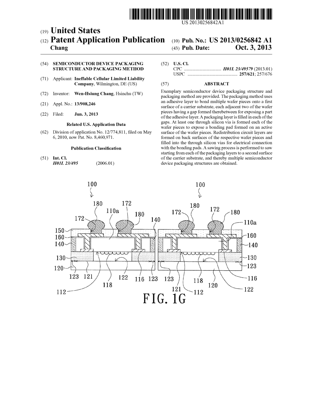 SEMICONDUCTOR DEVICE PACKAGING STRUCTURE AND PACKAGING METHOD - diagram, schematic, and image 01