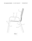 FORMING STRUCTURE OF ARMREST AND CHAIR-LEG FOR BAMBOO CHAIR diagram and image