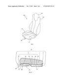 CUSHION STRUCTURE FOR VEHICLE SEAT diagram and image