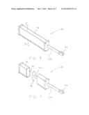 NON-CIRCULAR CYLINDER ASSEMBLY FOR RAISING AND LOWERING A DUMP TRUCK     TAILGATE diagram and image