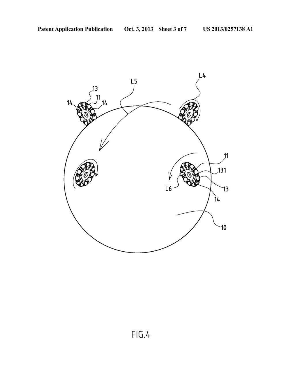 MULTI-DIRECTIONAL DRIVING MECHANISM OF A SPHERIC WHEEL - diagram, schematic, and image 04