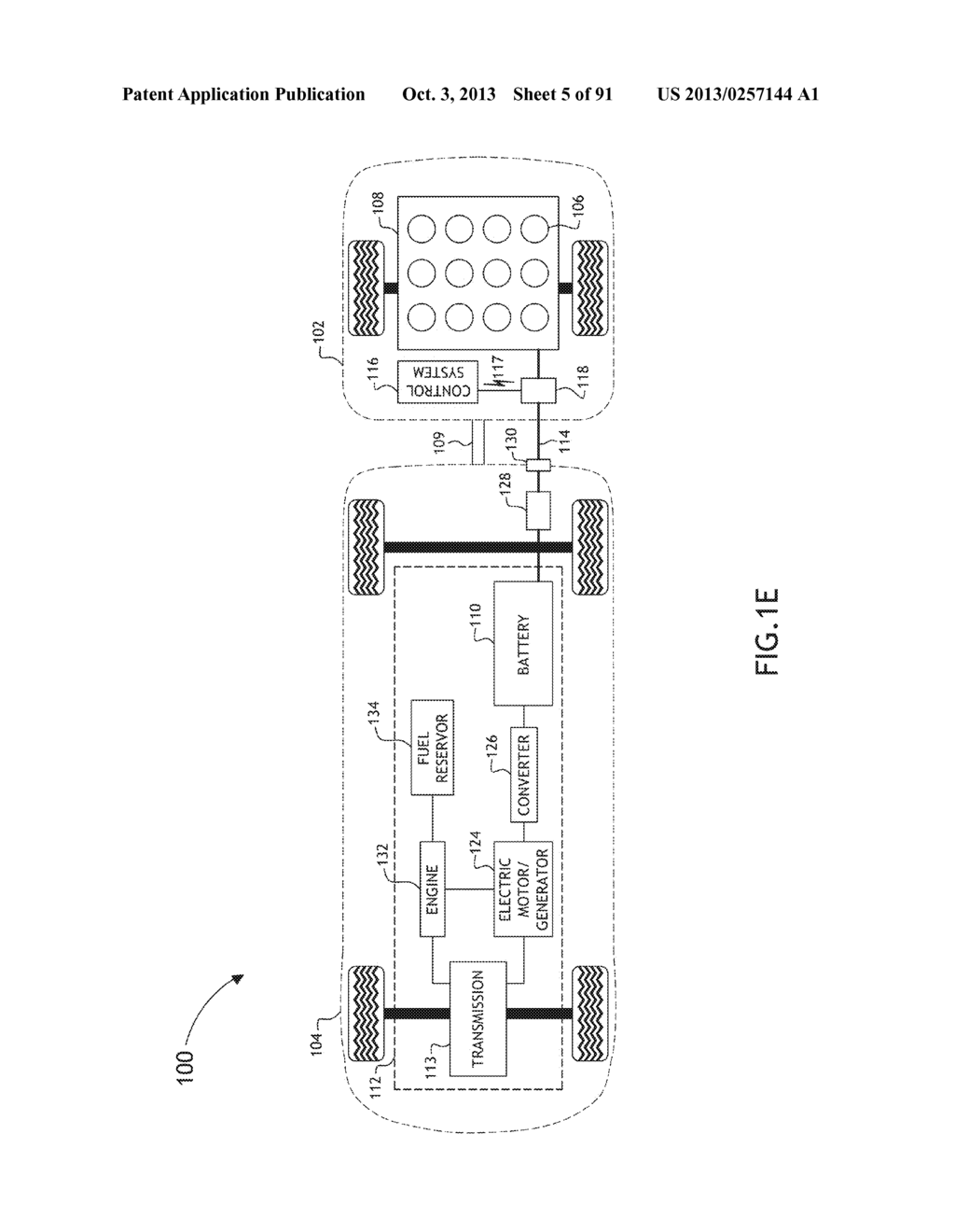 METHOD AND APPARATUS FOR SUPPLYING AUXILIARY ELECTRICAL POWER TO AN     ELECTRIC OR HYBRID VEHICLE - diagram, schematic, and image 06