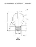 LIGHTING DEVICE WITH REVERSE TAPERED HEATSINK diagram and image