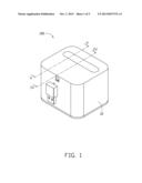 CHARGING DOCK FOR PORTABLE ELECTRONIC DEVICE diagram and image